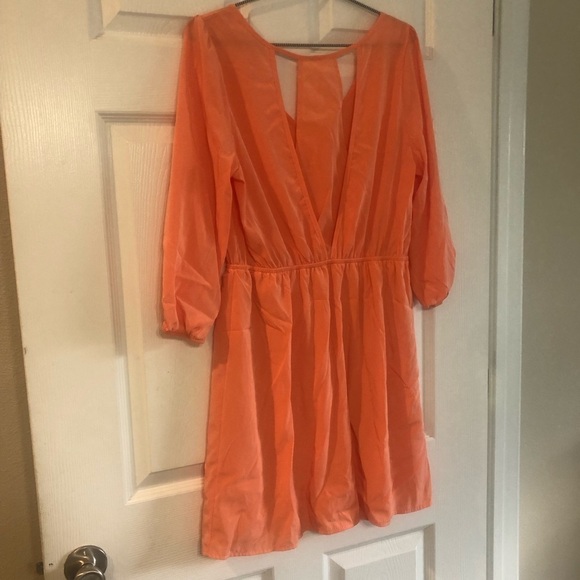 NWT Pink Owl Orange Dress size Large - Picture 13 of 13
